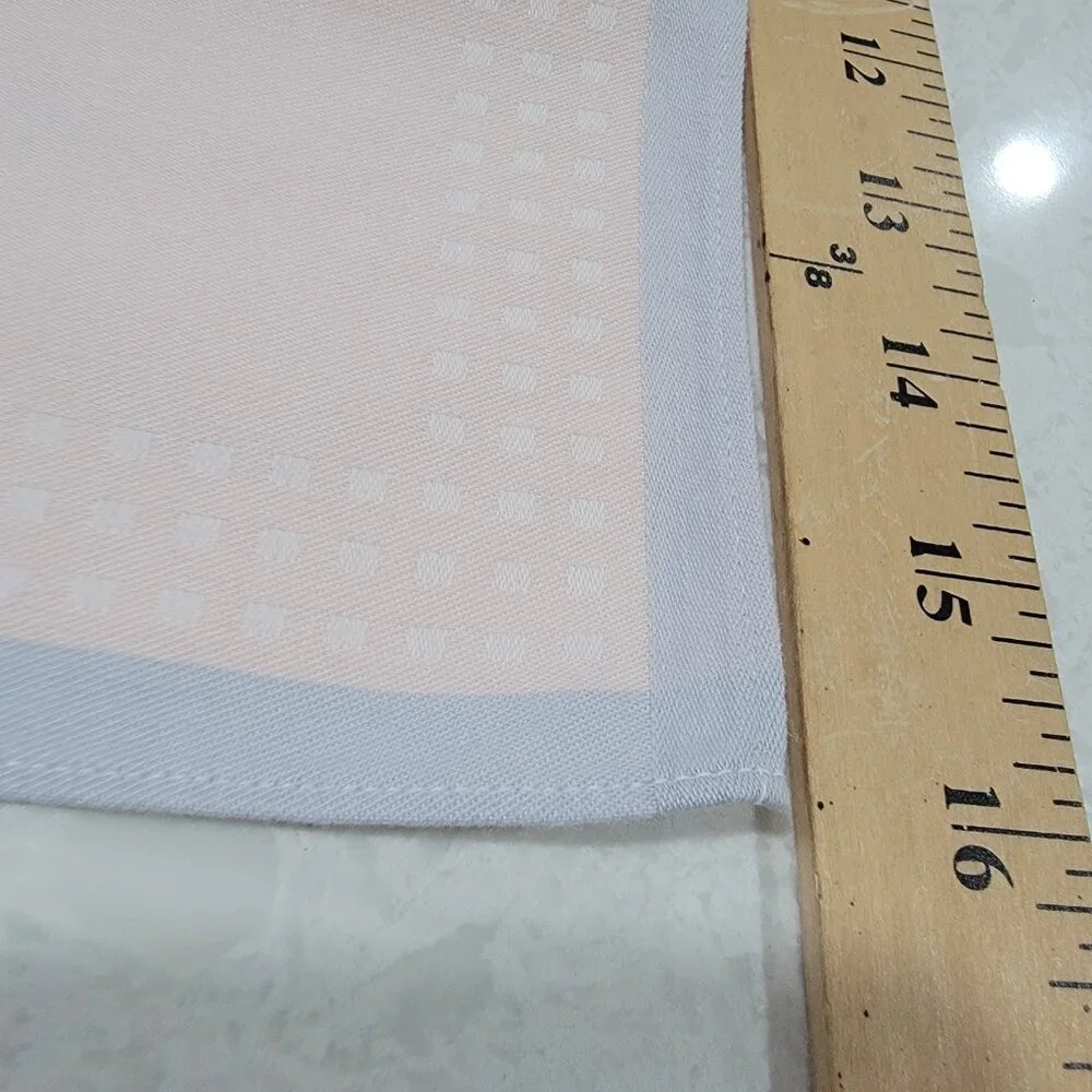 Cottage‎ Core Table Napkins Set of 4 Cotton Baby Pink Blue Baby Shower NWOT